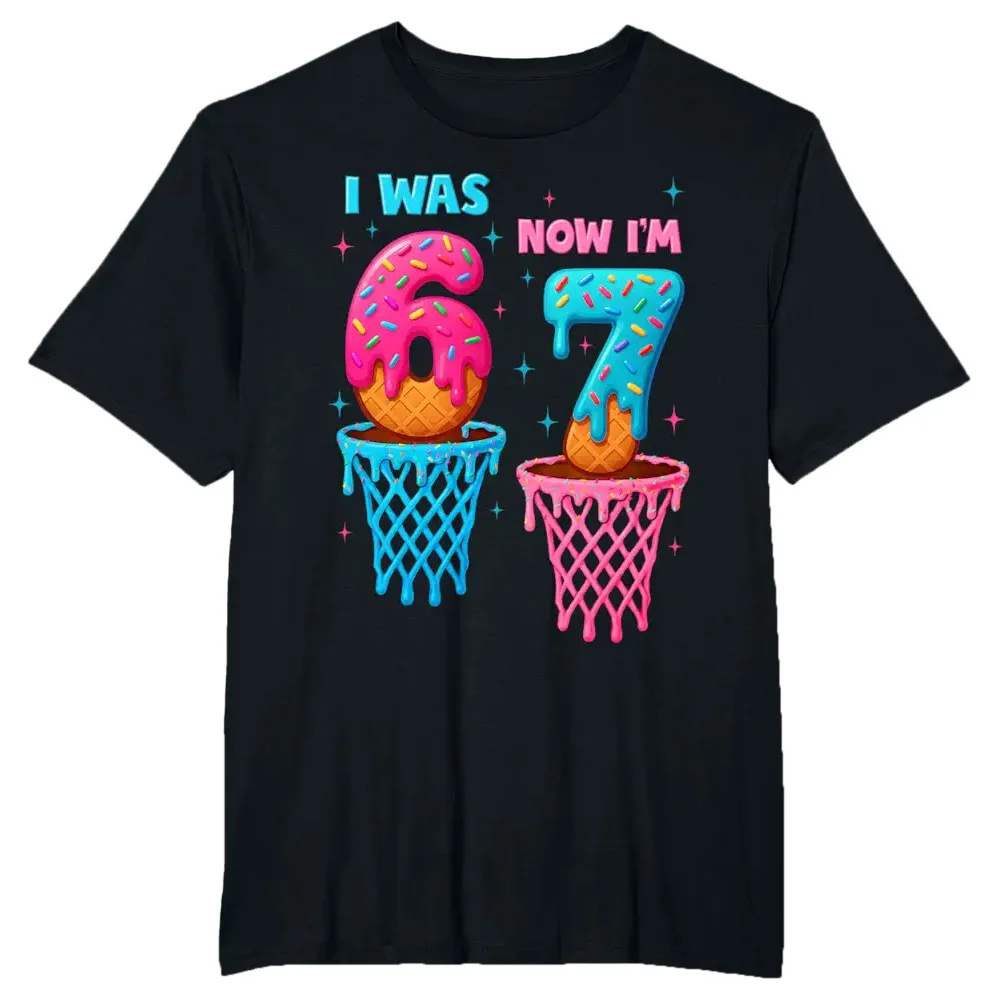 

Футболка детская летняя с принтом, с коротким рукавом, круглым вырезом, из полиэстера, для мальчиков и девочек, хит продаж, на день рождения, для детей от 6 до 7 лет