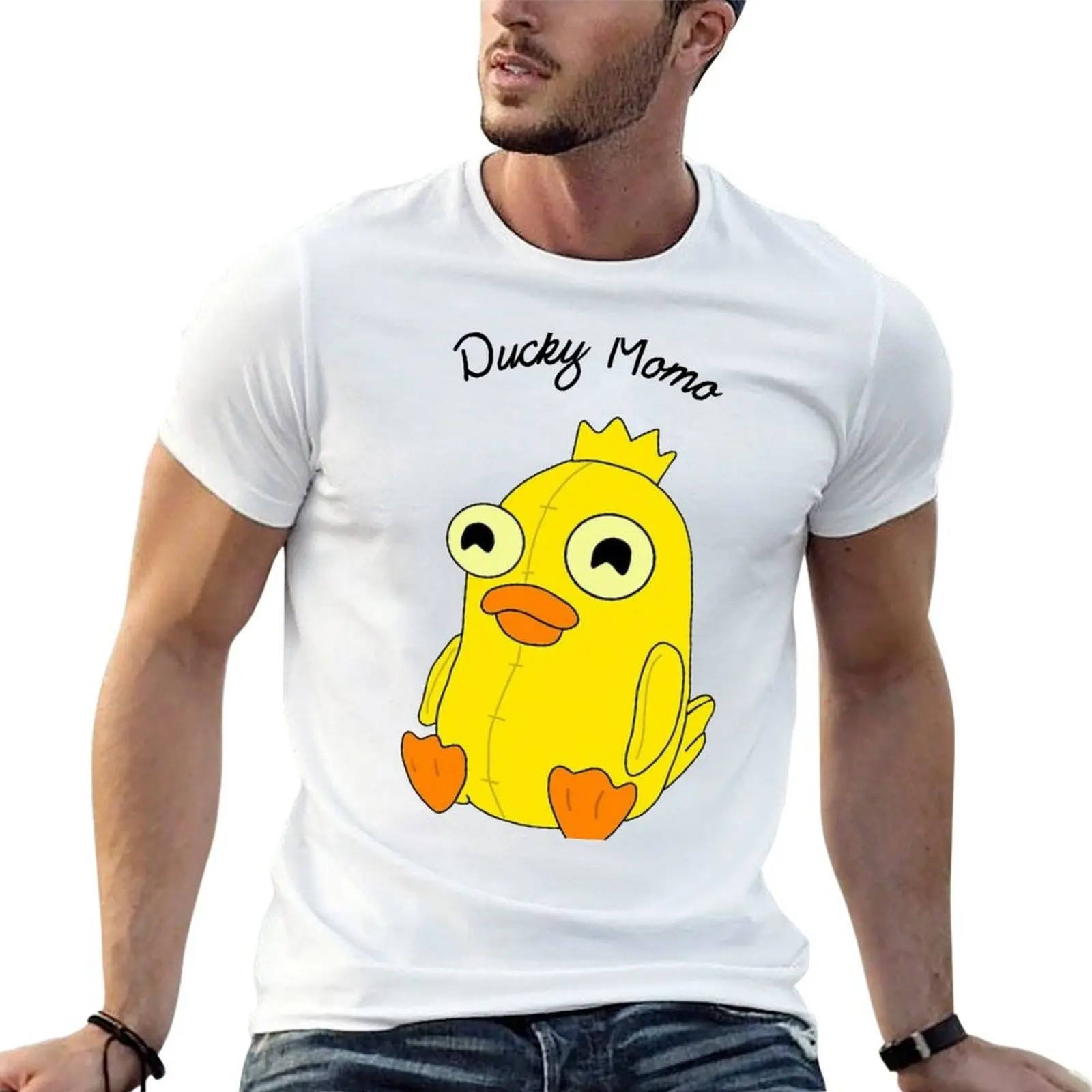 

Ducky Momo T-Shirt g man t shirts for men t shirt for man anime t shirts oversize T-shirt
