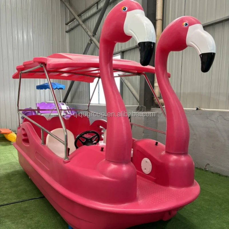 เรือถีบไฟฟ้ารูปหงส์ 9 ที่นั่ง สำหรับเล่นน้ำ
