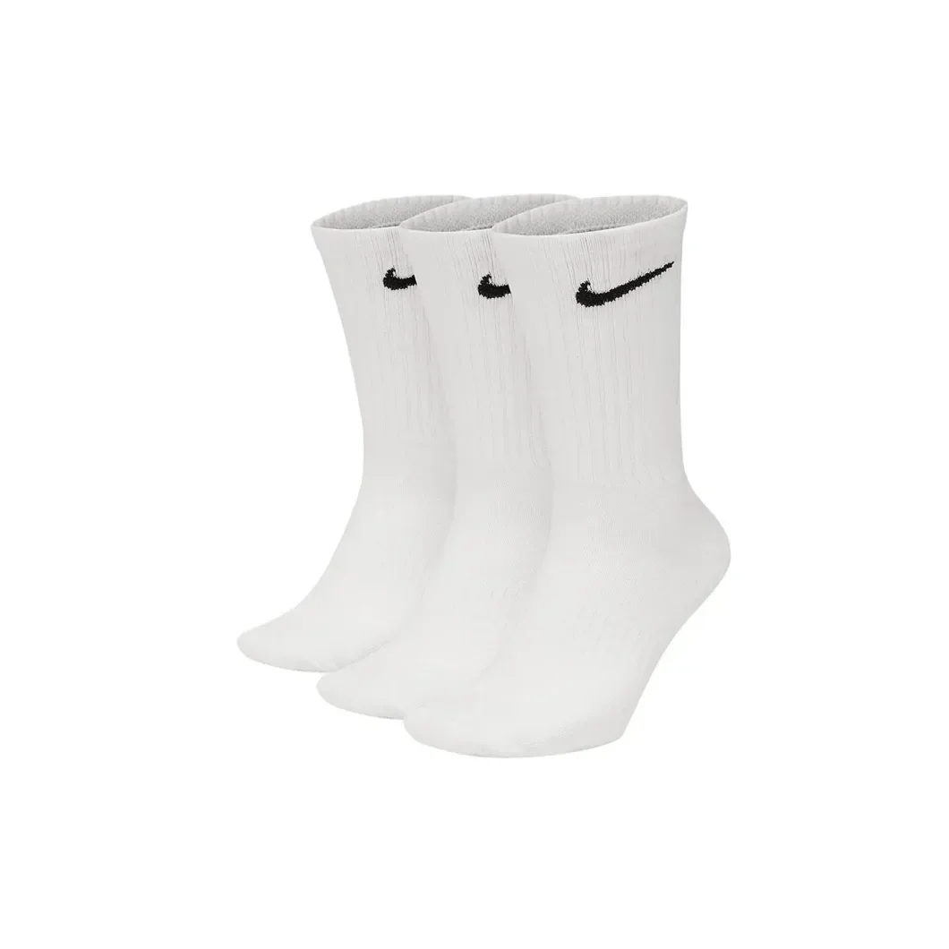 Nike EVERYDAY LTWT ANKLE 3PR Long Socks 3pr Quick Dry Training Socks 3 Pairs Fall/Winter Comfort Fashion