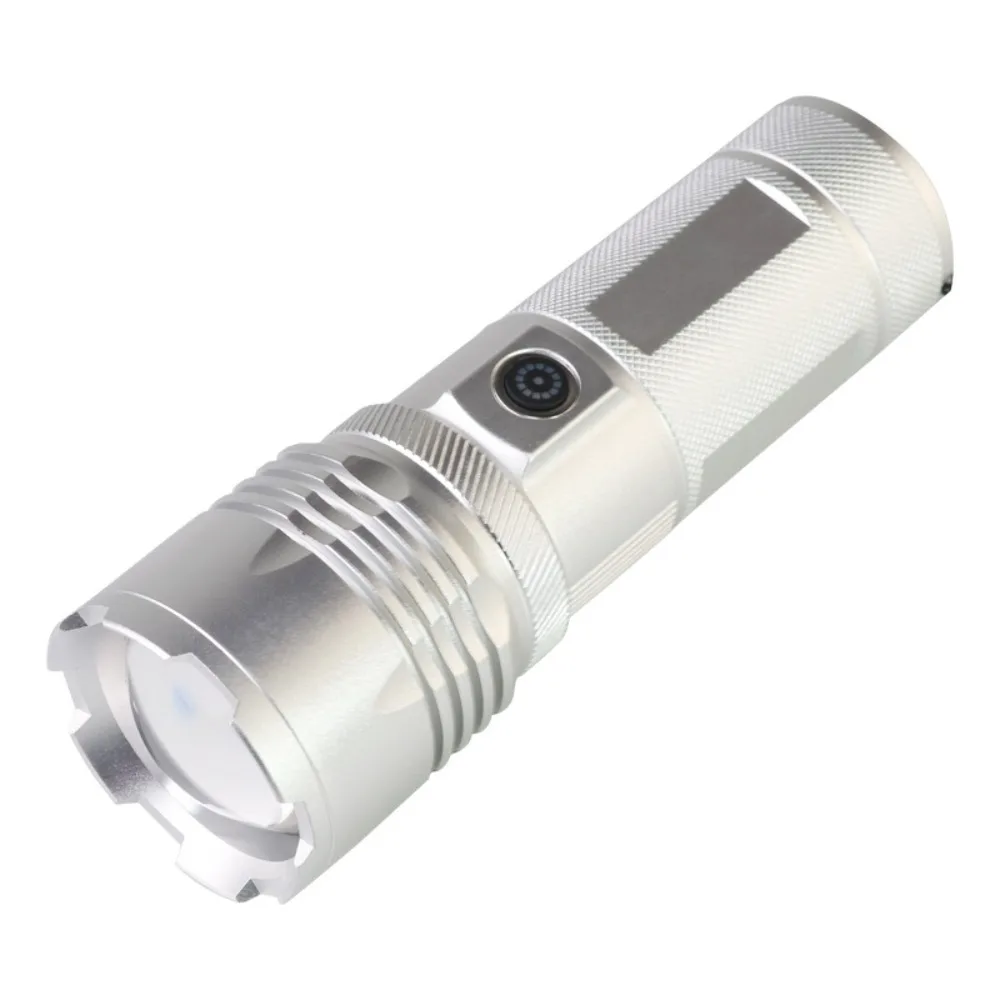 

Strong Light Aluminum Alloy Flashlight Variable Focus Portable Torch Light USB Rechargeable Waterproof LED Pocket Flashlights