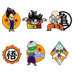 Broche Dragon Ball en émail, insigne d'anime japonais, broche pour vêtements, sacs, chapeaux, accessoires