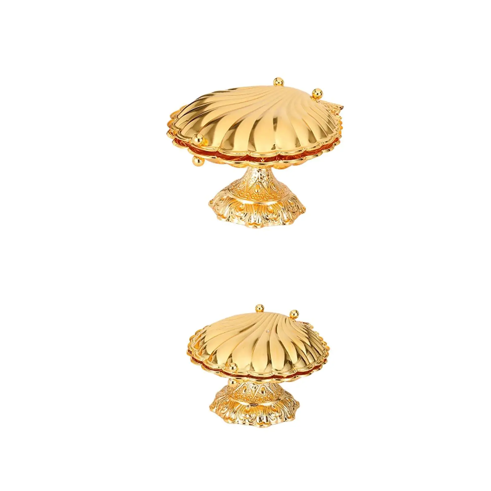 

Seashell Fruit Bowl Serving Tray Fruit Holder Display for Snacks Living Room Party