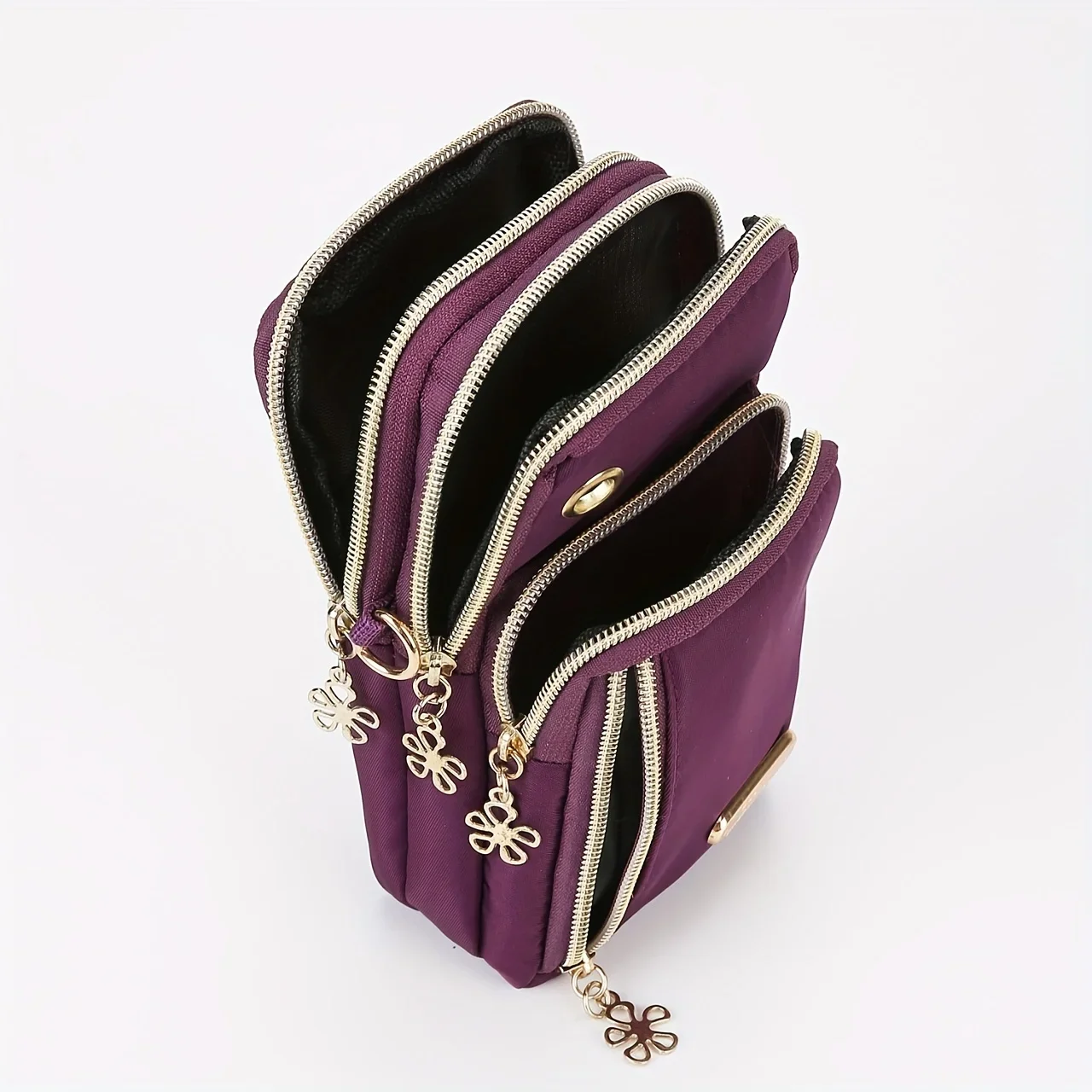 Bolso Mini Infantil Flor Correa Ajustable - usage example