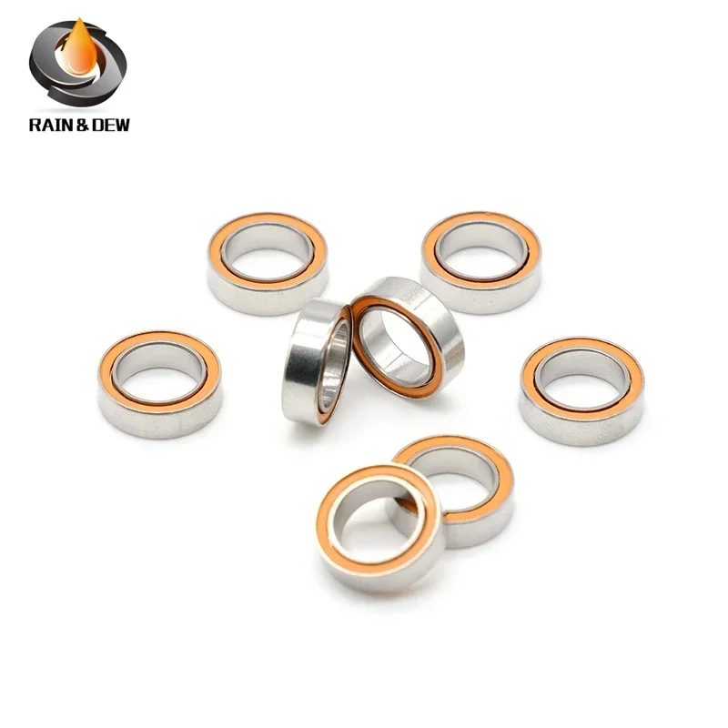 1Pcs 8X12X3.5  SMR128 2RS Ceramic Bearing Hybrid Ceramic Bearing Without Grease Fast Turning