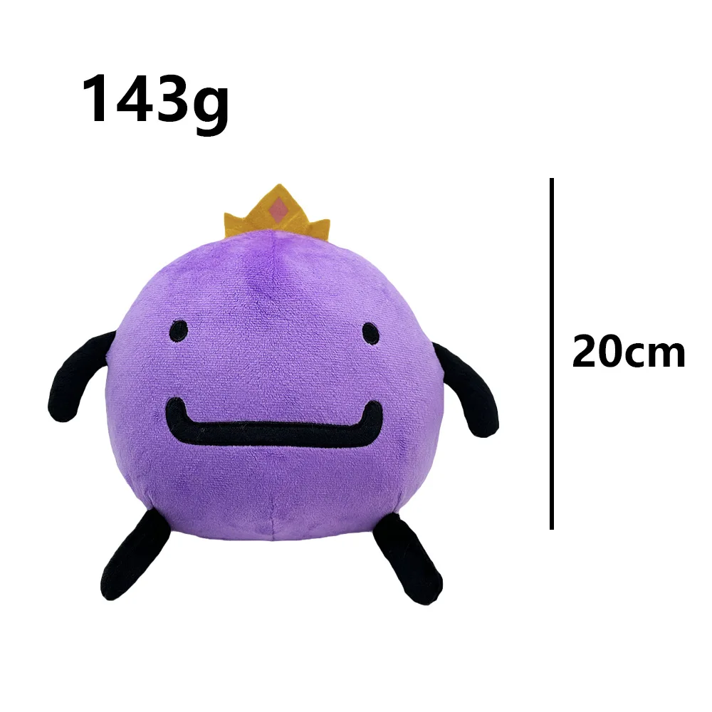 Boneca de Pelúcia Wemmbu Roxa Fofa de 20CM, Presente de Ano Novo, Periféricos de Anime, Coleção de Bonecas Macias, Decoração de Quarto, Presente Infantil