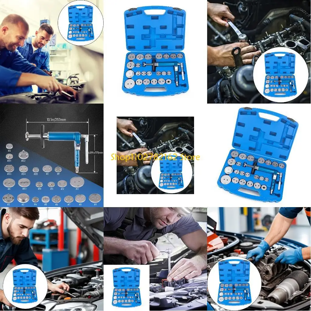 547B 23pcs Professional Brake Calipers Compression Tool Designs for DIY Repair Man Use