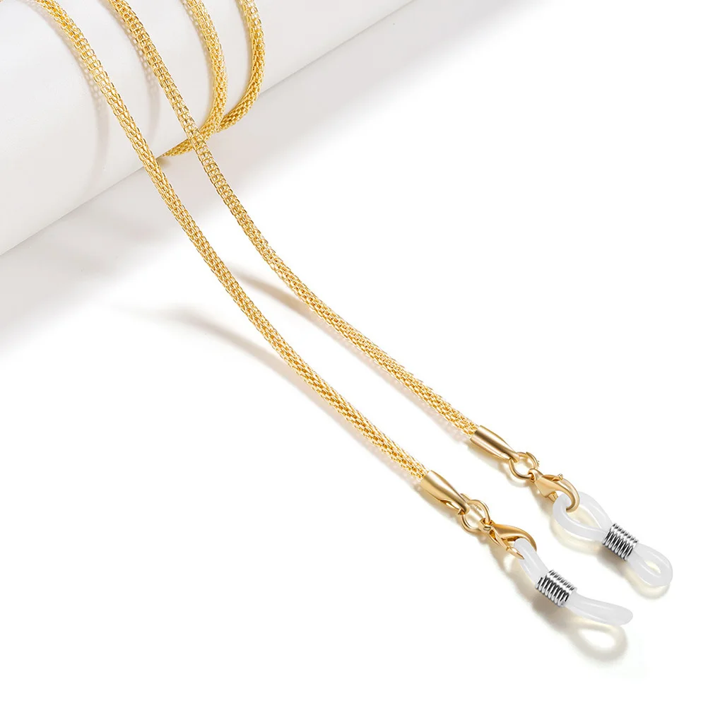 

3Pcs Delicate Spectacles Chain Comfortable Safe Eyeglass Accessories Prevent Falling Damage Daily Use Gifts Black Golden Silver