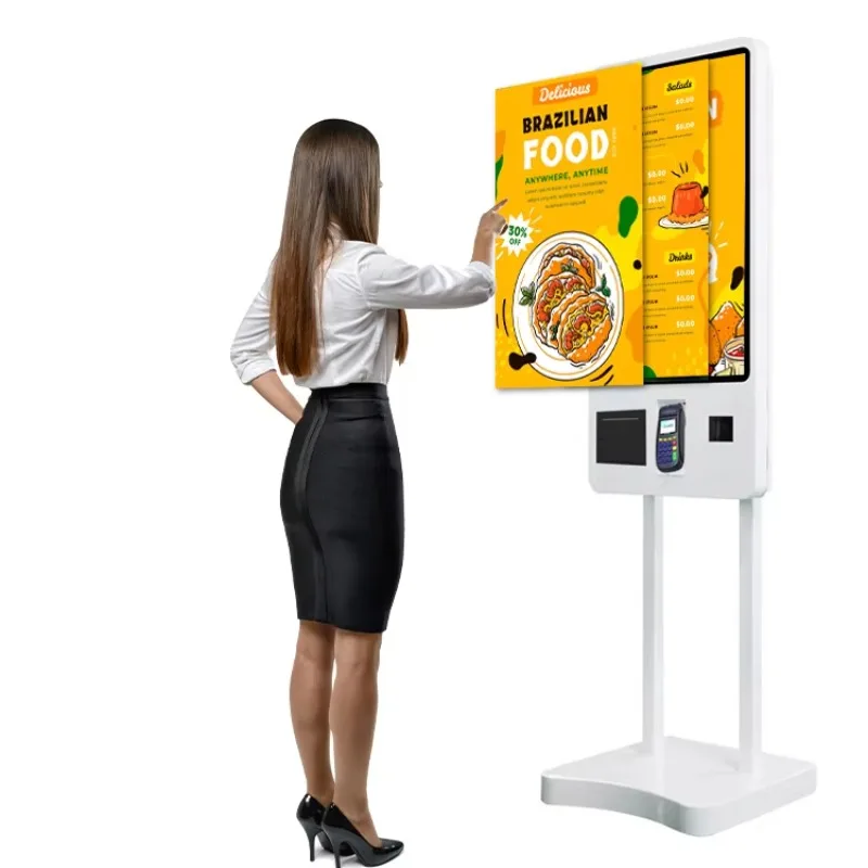 Restaurant Self-ordering kiosk bill payment food order terminal self service ordering machine kiosk for restaurant