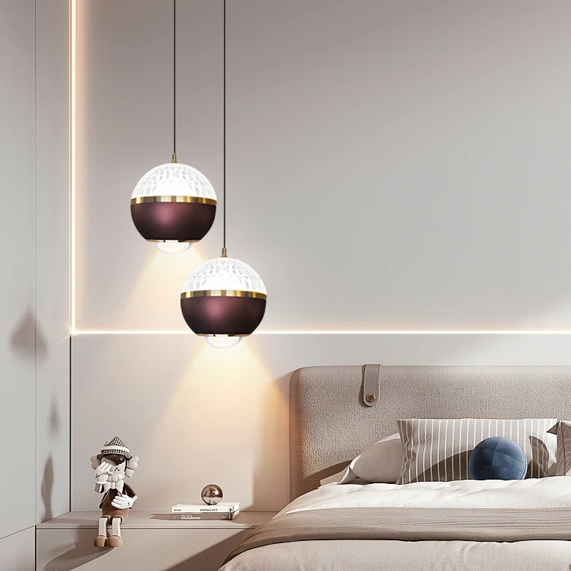 Modern LED Chandelier Pendant Light PMMA Material Lampshade for Bedroom Corridor Kitchen Guest Room Home Decorative Lighting