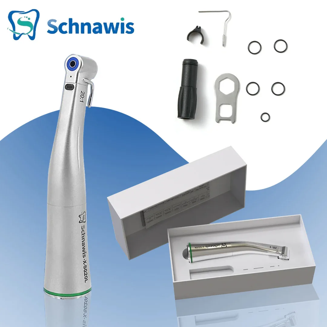 

Dental Implant Motor Handpiece 20:1 Detachable Irrigation System Inner External Water Spray Against Contra Angle Handpiece Fiber