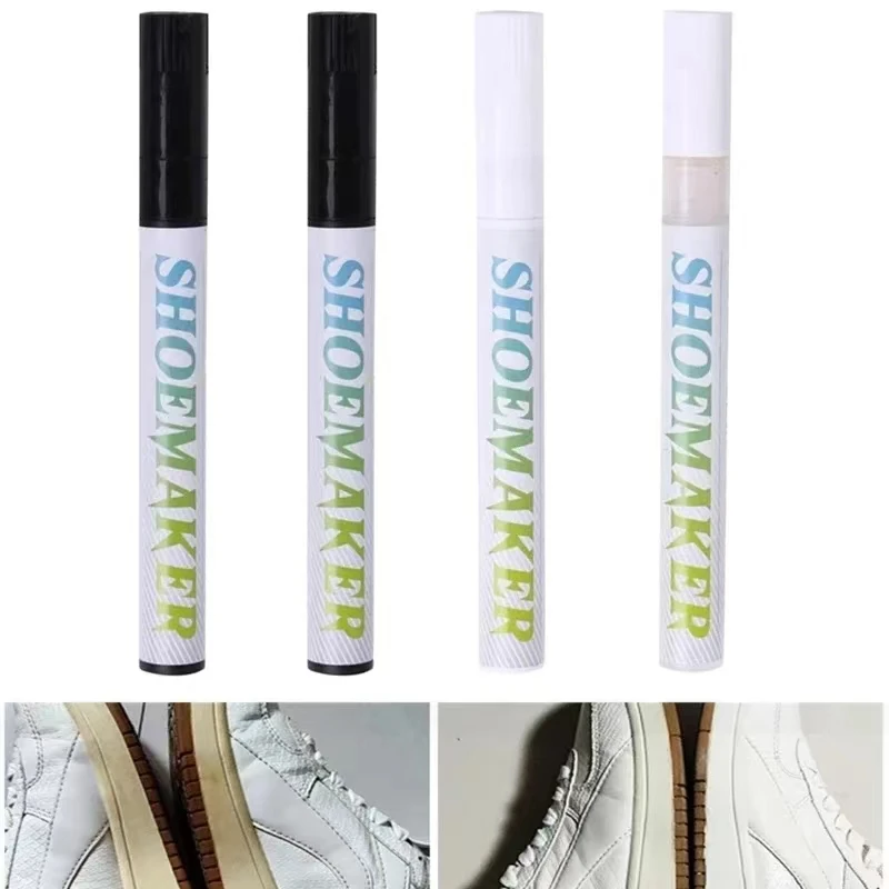 Shoes Stains Removal Waterproof Sneakers Anti-Oxidation Pen Repair Complementary Color White Go Yellow Shoe Whitening Cleaning