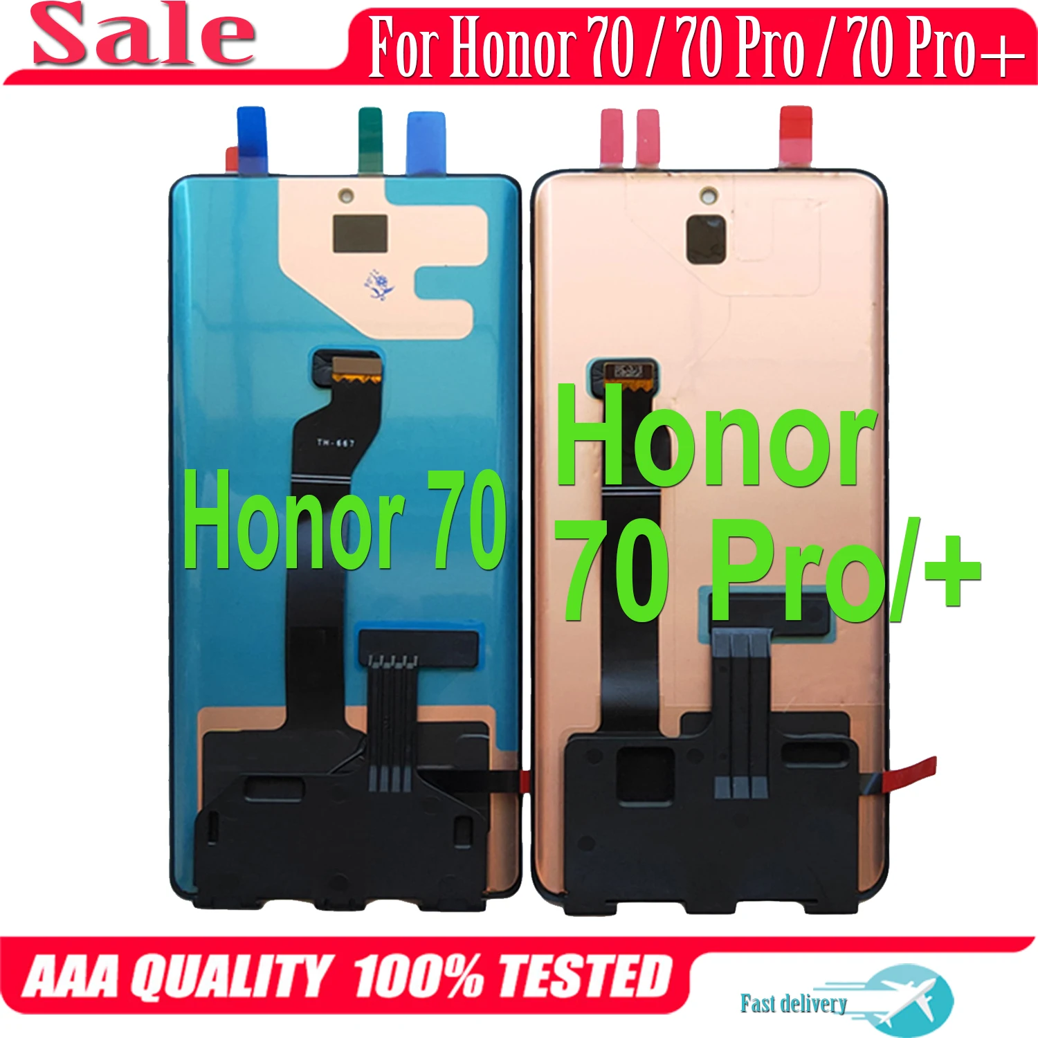 For Huawei Honor 70 Pro Plus HPB-AN00 SDY-AN00 FNE-AN00 FNE-NX9 LCD Display Touch Screen Digitizer Assembly