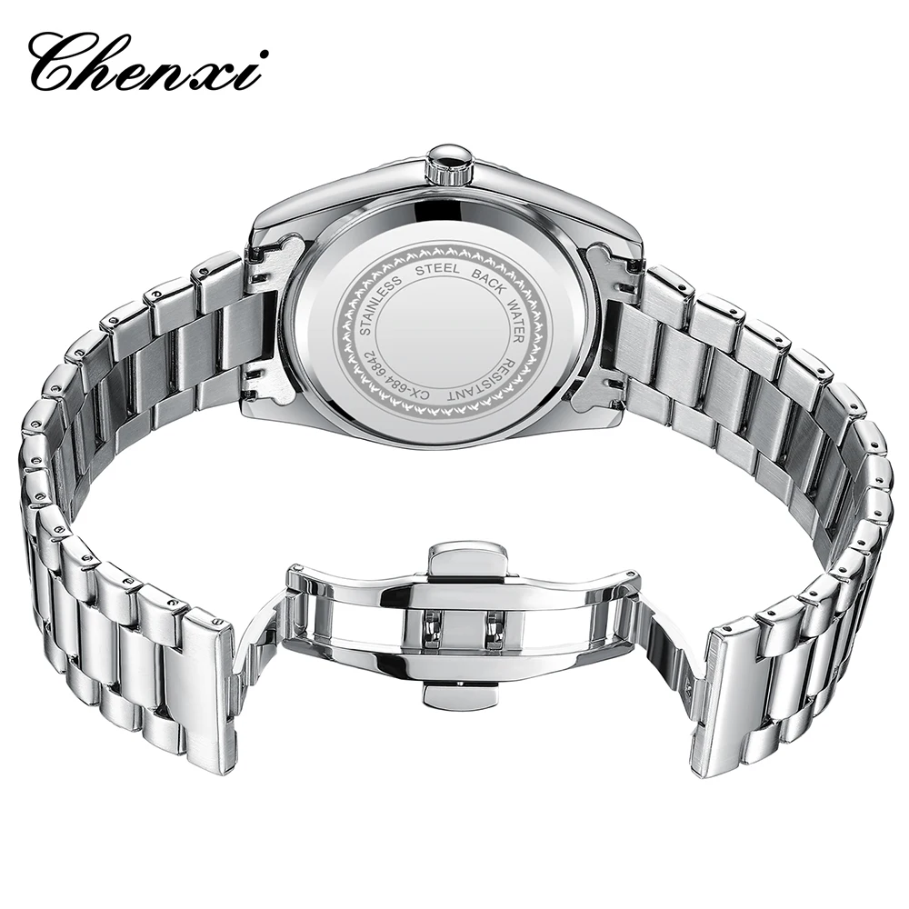 CHENXI Brand Couple Watch Luminous Fashion Calendar Lovers Wristwatches Sets Waterproof Quartz Couples Watches Gifts