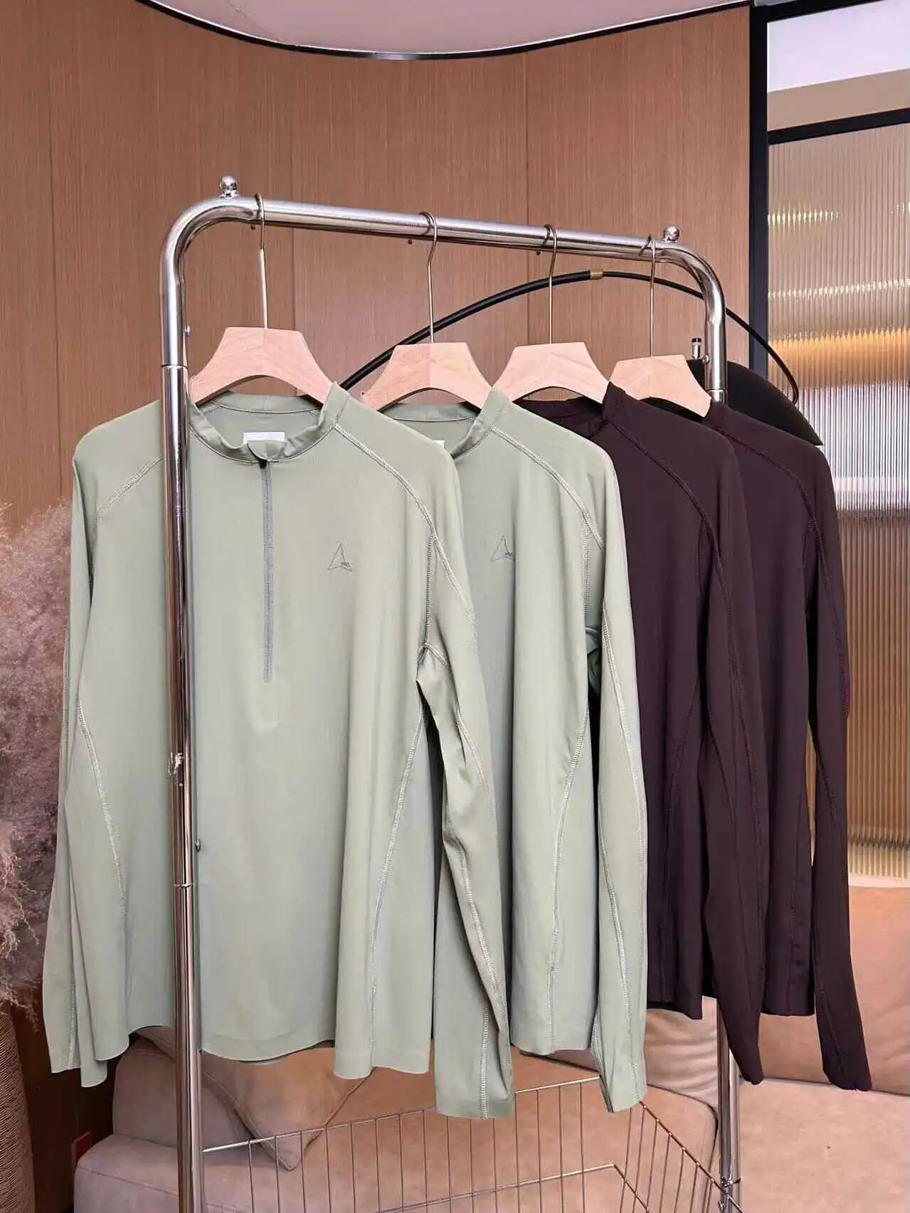 

Одяг для йоги Slim Fit f Zip Long Sve Дышащая футболка Qui Dry с защитой от УФ-лучей для езды на велосипеде Sweat ng Длинная футболка для мужчин