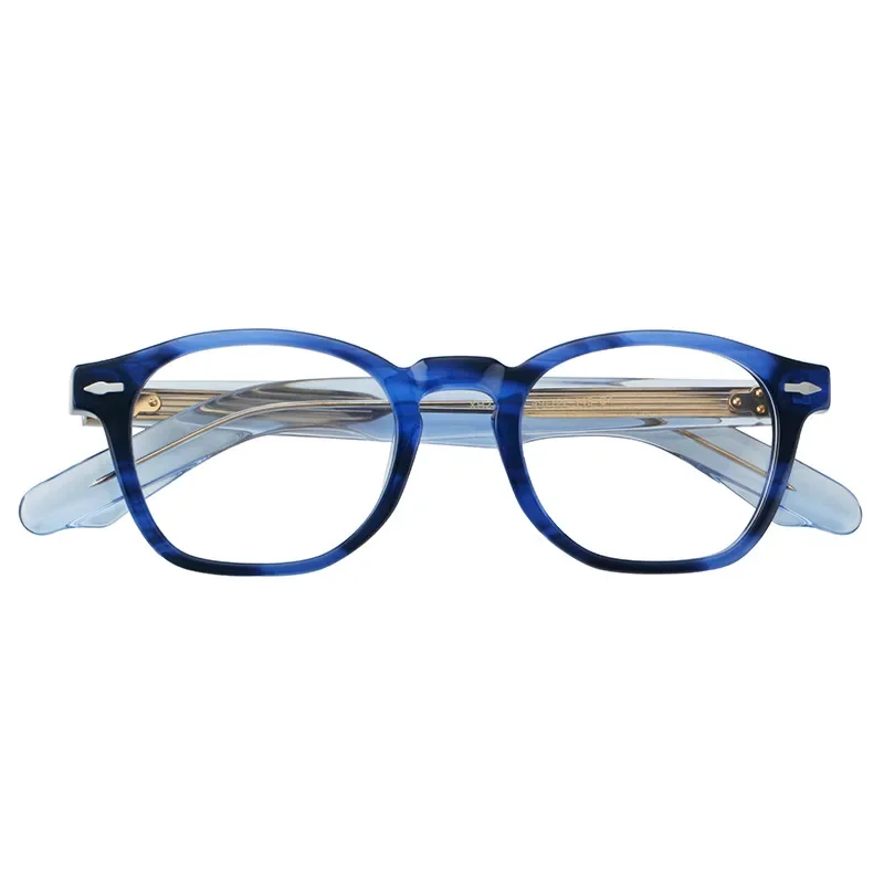 KIZN خمر قصر النظر نظارات إطار الرجال وصفة طبية النظارات النساء مخصص البصريات الرجعية الفاخرة النظارات -0.50 إلى -10