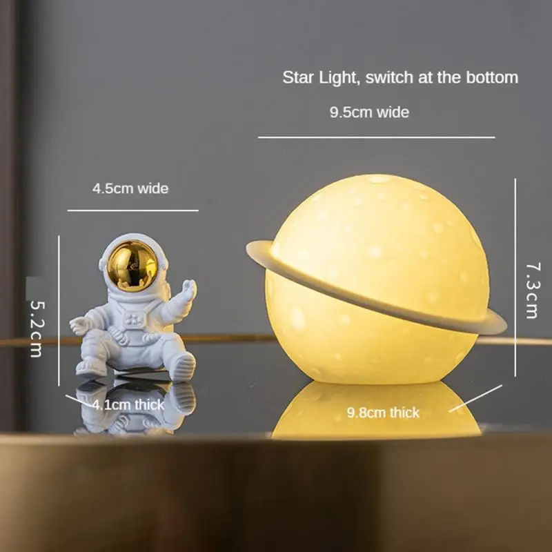 Moon Lamp Practical Charming Unique Night Light Demand Gifts For Children Feeding Lamp Space Theme Decorative Style Ornaments