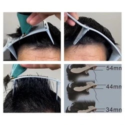 2023 New Style Hair Cutting Positioning Comb Professional Barber Adjustable S Arc Design Hair Comb Hairdresser Supplies