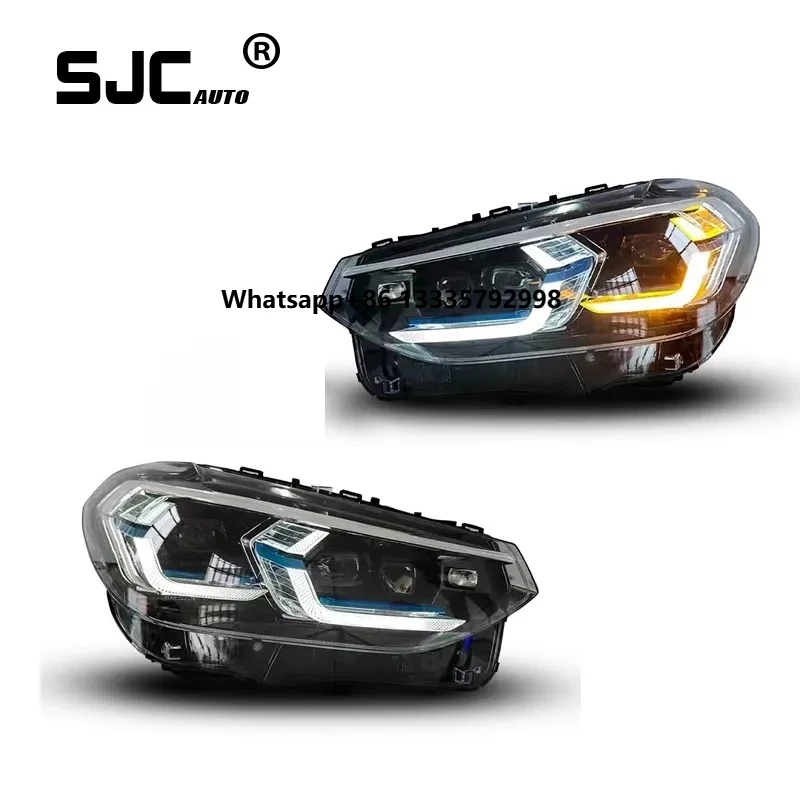 

SJC Auto Fit for BMW X3 G01 G08 LED Headlights Assembly 2018-2021 Old Modified New LED Front Headlights High-quality
