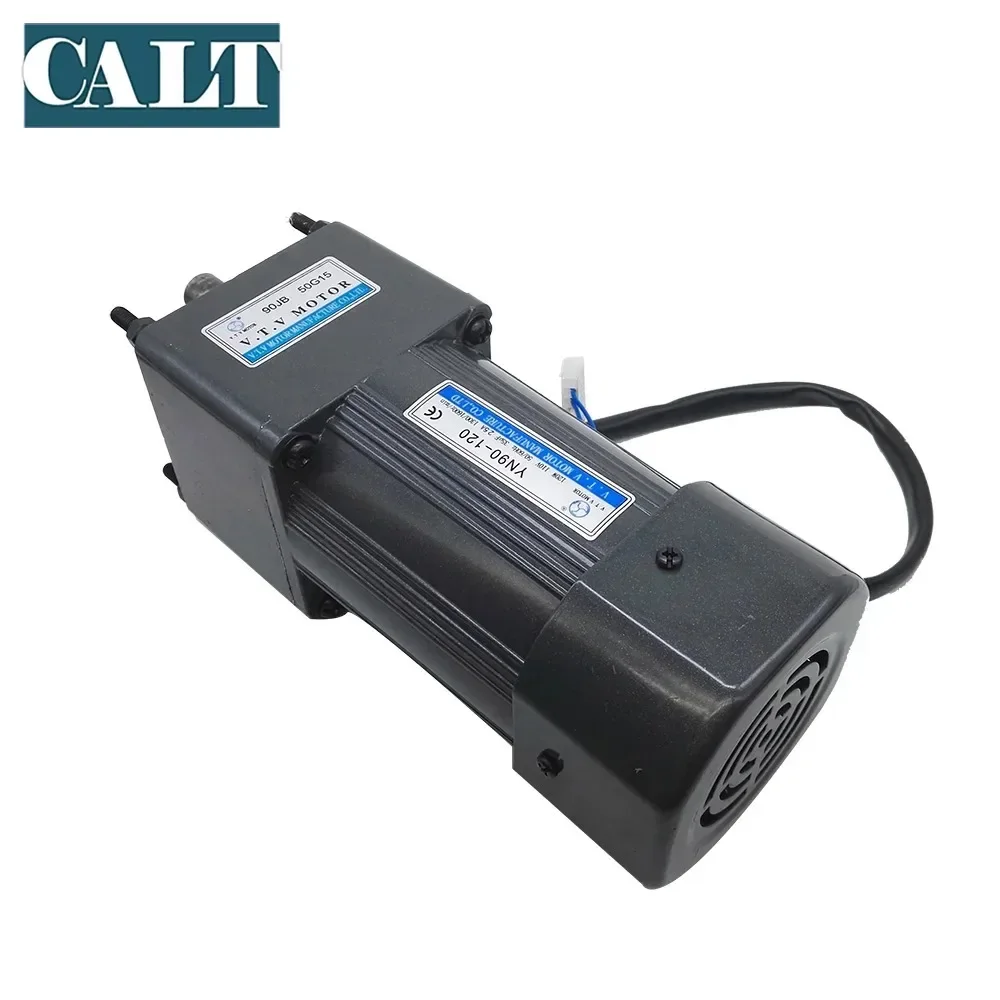 Tersedia 3 Kabel YN90-120/90JB30G15 120Watt 220 Volt Rpm Rendah Torsi Tinggi Motor Roda Gigi Ac