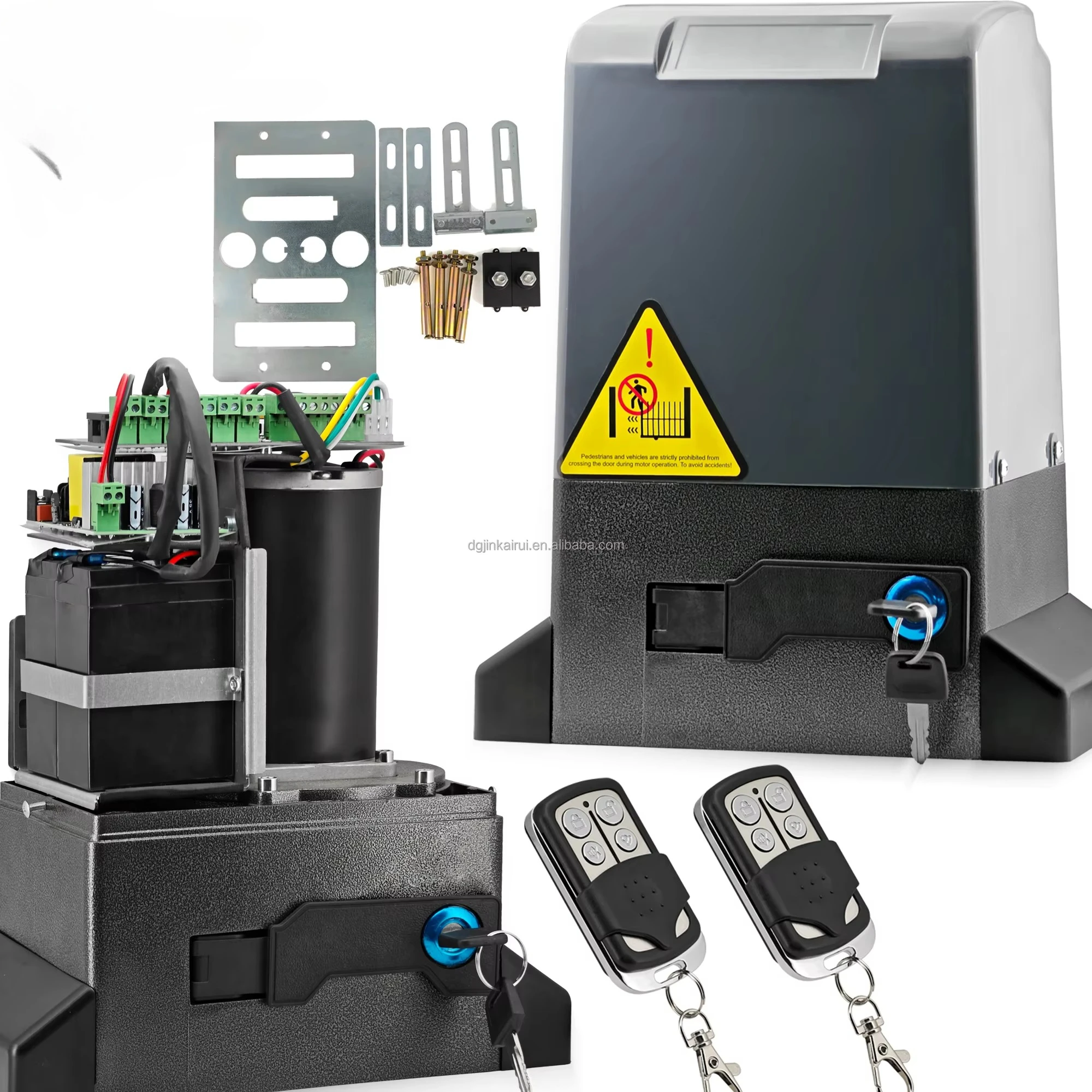 One-stop Procurement Service for Black Sliding Gate Operator 450-2000 kg  Automatic Electric Sliding Gate Opener Motor Kit
