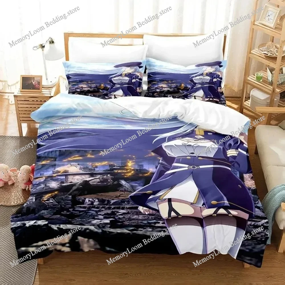 3D Print Premium 86 Eighty Six Bedding Set Duvet Cover Quilt Cover Pillowcase Soft Comforter King/Queen Size Boys Adult Bed Set