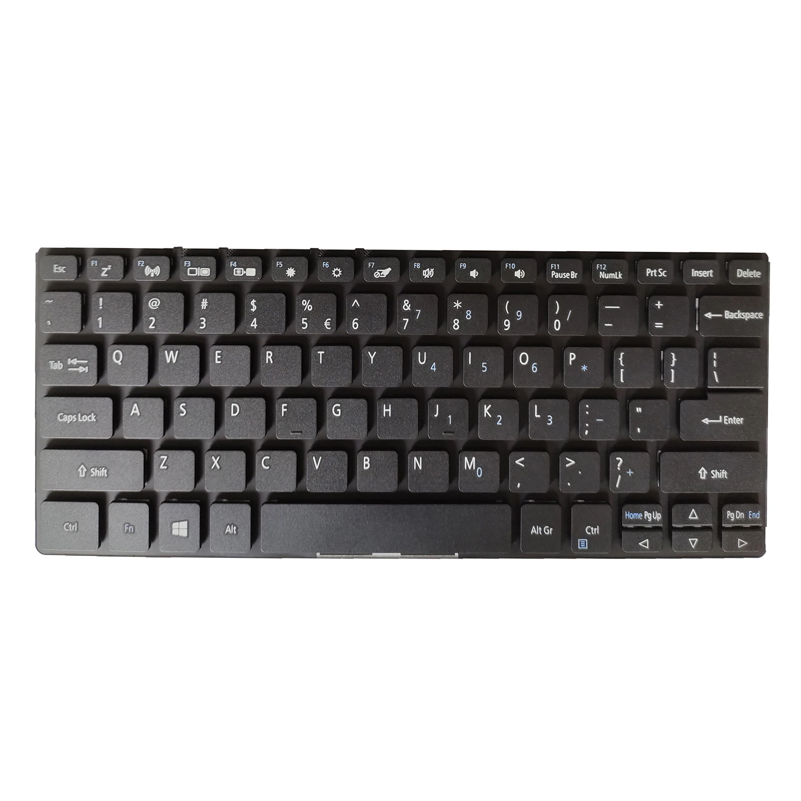 Teclado de laptop para Acer Spin1 SP111-32 SP111-32N SP111-34N N17H2 SP111-33 EUA sem retroiluminação