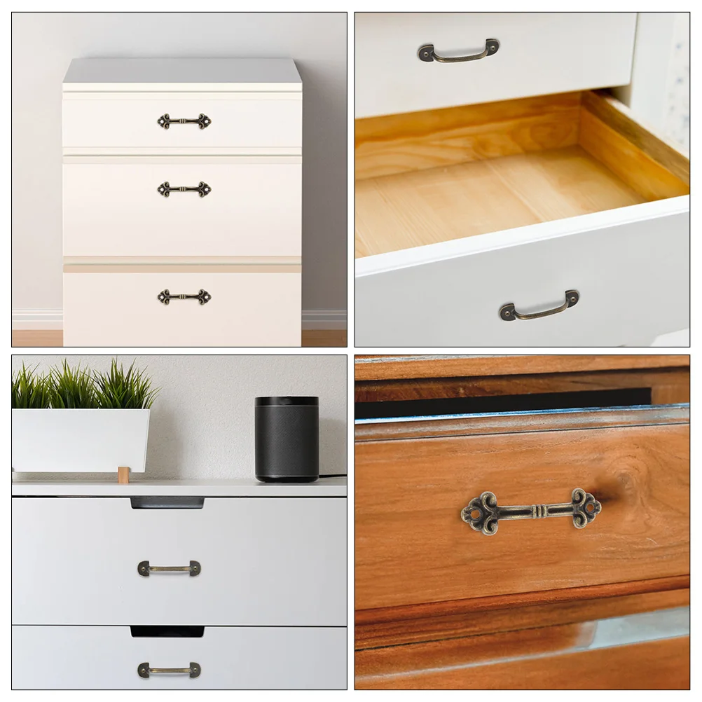 

1 set Mini Drawer H les Decorative Knobs 47 14 60 16mm Copper Cabinet Hardware Kitchen Wardrobe Accessories Sturdy