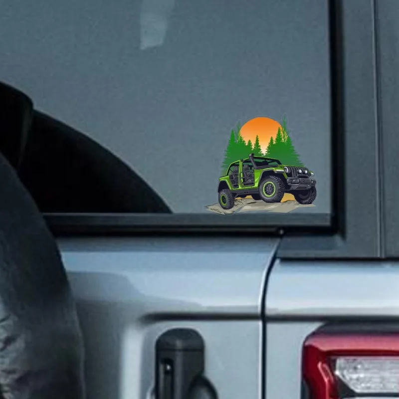 

Off Road Car Stickers Decal Vinyl for Jeep Wrangler Rubicon Extreme Adventure SUV