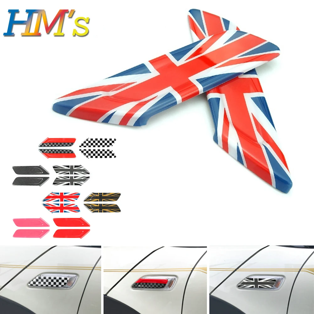

Car Accessories Front Side Fender Cover Sticker For Mini Cooper F54 Fender Turn Signal Exterior Light Cover 2PCS