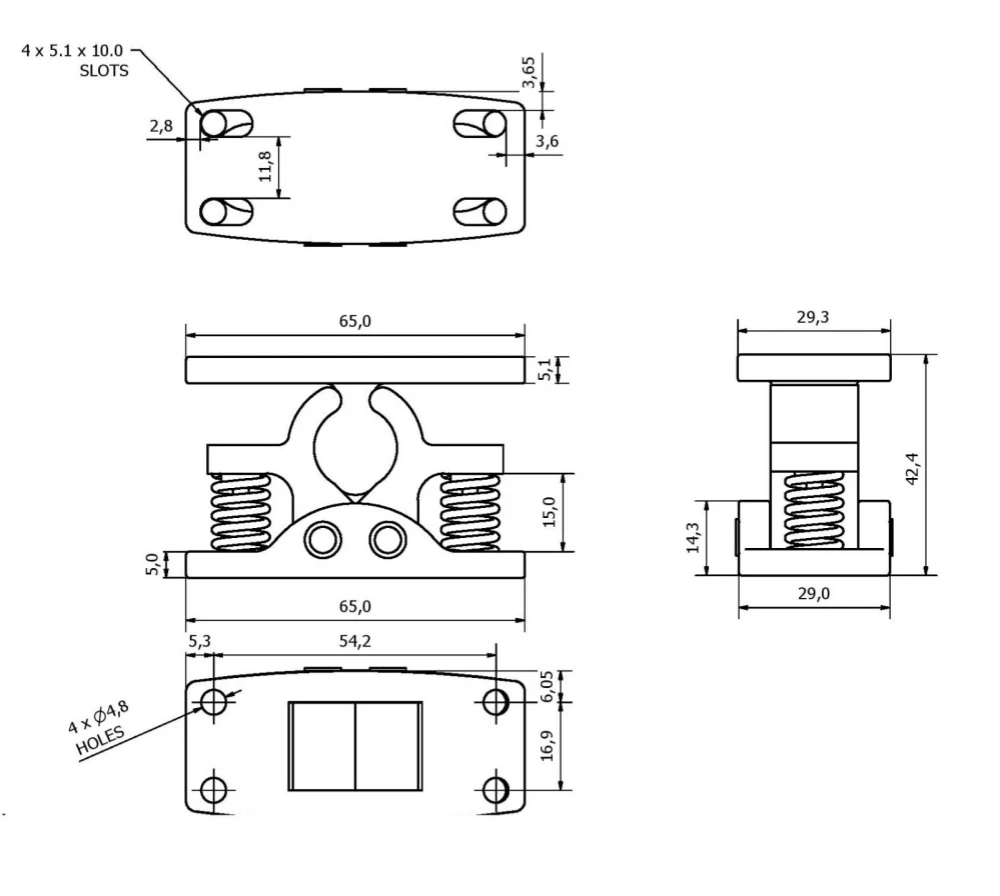 Door Retainer Limiter Lightweight Replacement Decorative Versatile Sturdy Door Stopper Holder for Truck Motorhomes RV