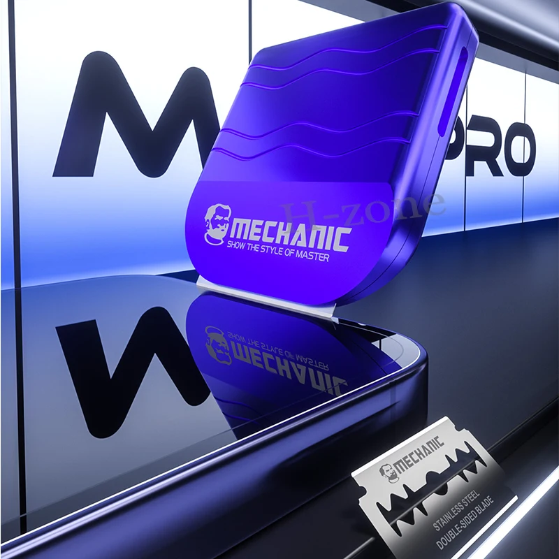 ميكانيكي ماج برو شفرة ذات حواف مزدوجة لإزالة الغراء للهاتف المحمول LCD مقبض مغناطيسي OCA أداة فتح شاشة إزالة الغراء