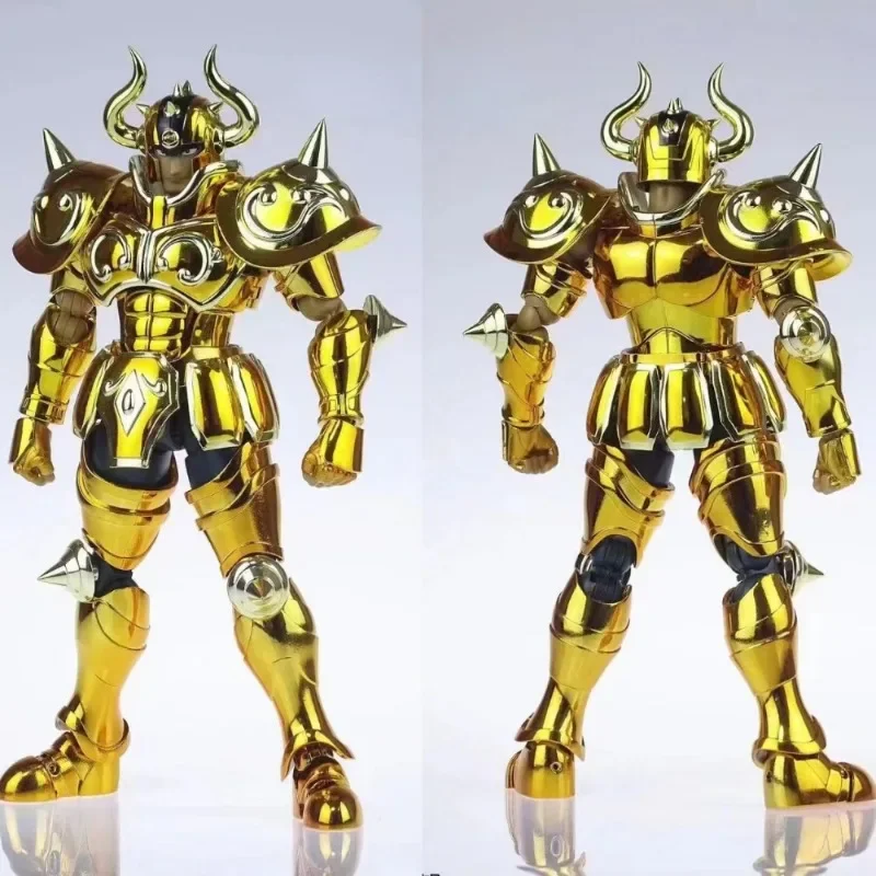 In Stock CS Model Saint Seiya Mythical Cloth Ex Taurus Aludiba 24K Golden Saint Zodiac Knights Movable Figure Toy Gift