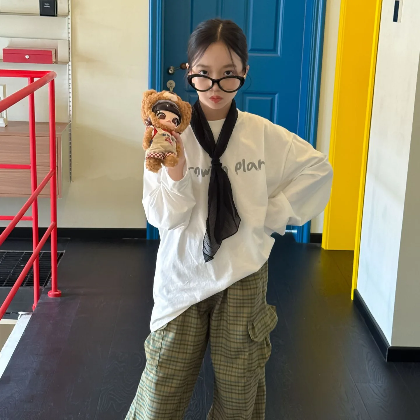 2025-outono-vintage-americano-oversized-impresso-camiseta-para-criancas-camisa-base-de-manga-comprida-versatil