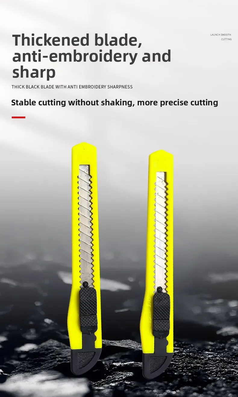 Small Utility Knife, Portable Ultra-sharp Paper Cutter, Student Office Supplies, Safety Lock Design