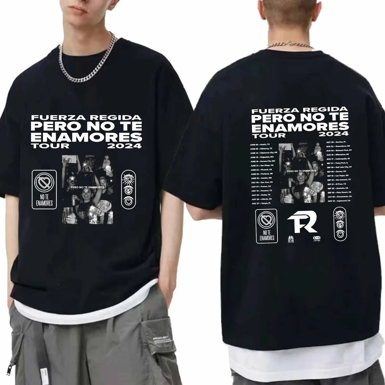 

Fuerza Regida - Pero No Te Enamores Tour 2024 Shirt Fuerza Regida Band Fan Shir