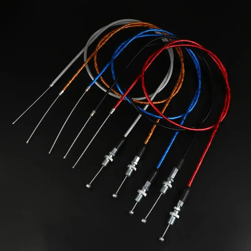 Universal Motorcycle Throttle Cable, 1190mm Straight Head, For Customising Motorcycles, One Piece Packaging