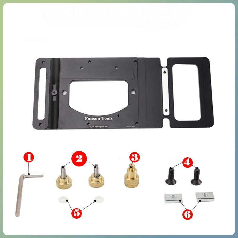 Square Guide Rail Clamp 90 Degree Track Saw Woodworking Electric Circular Saw  Position Tool  for Festool and Makita Rails Track