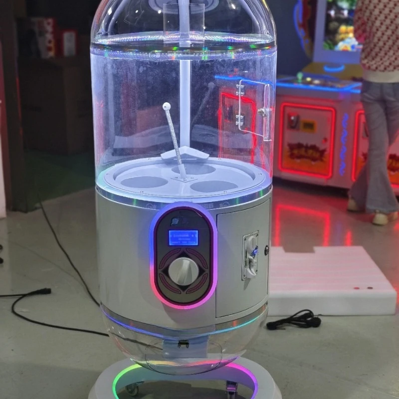 Internet celebrity capsule, egg machine, commercial small scan code coin drainage activity props figure blind egg machine