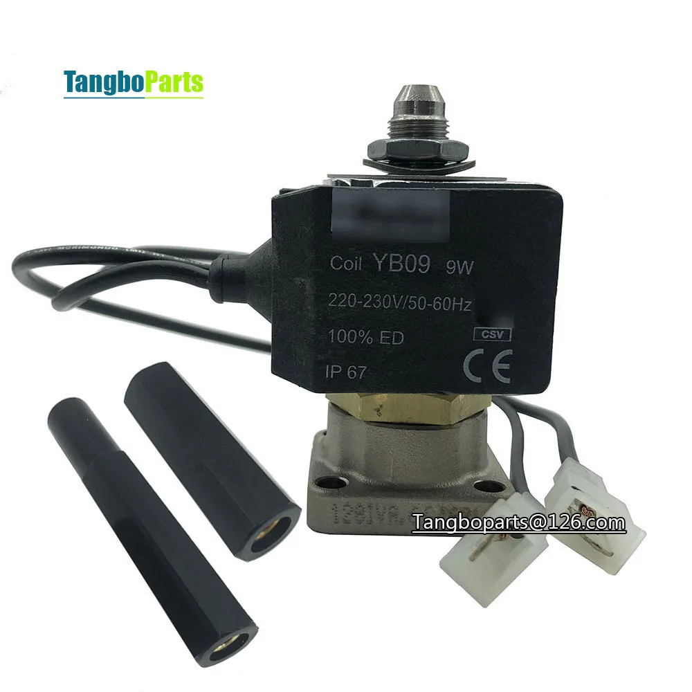 Brewing Head Solenoid Valve Body Coil Drain Fittings  YB09 9W Solenoid Valve For Expobar Coffee Machine