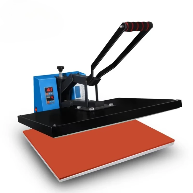 

60 * 80 cm large size manual hot press, low cost energy-saving sublimation t-shirt printing heat transfer machine