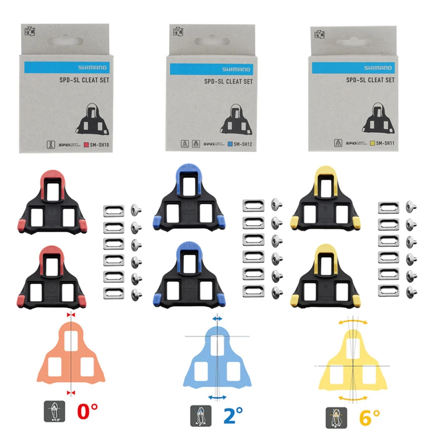 Shimano Road Bike Pedal Cleat SH11 Bicycle Cleats Cleats Original Box Shoes Bike Pedal Road Cleat Speed System SH10 SH11 SH12