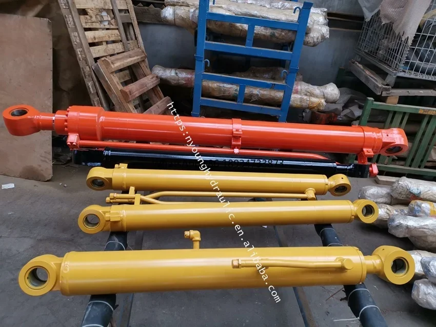 Excavator cylinder hydraulic arm boom bucket stick cylinder China cheap price excavator hydraulic cylinder