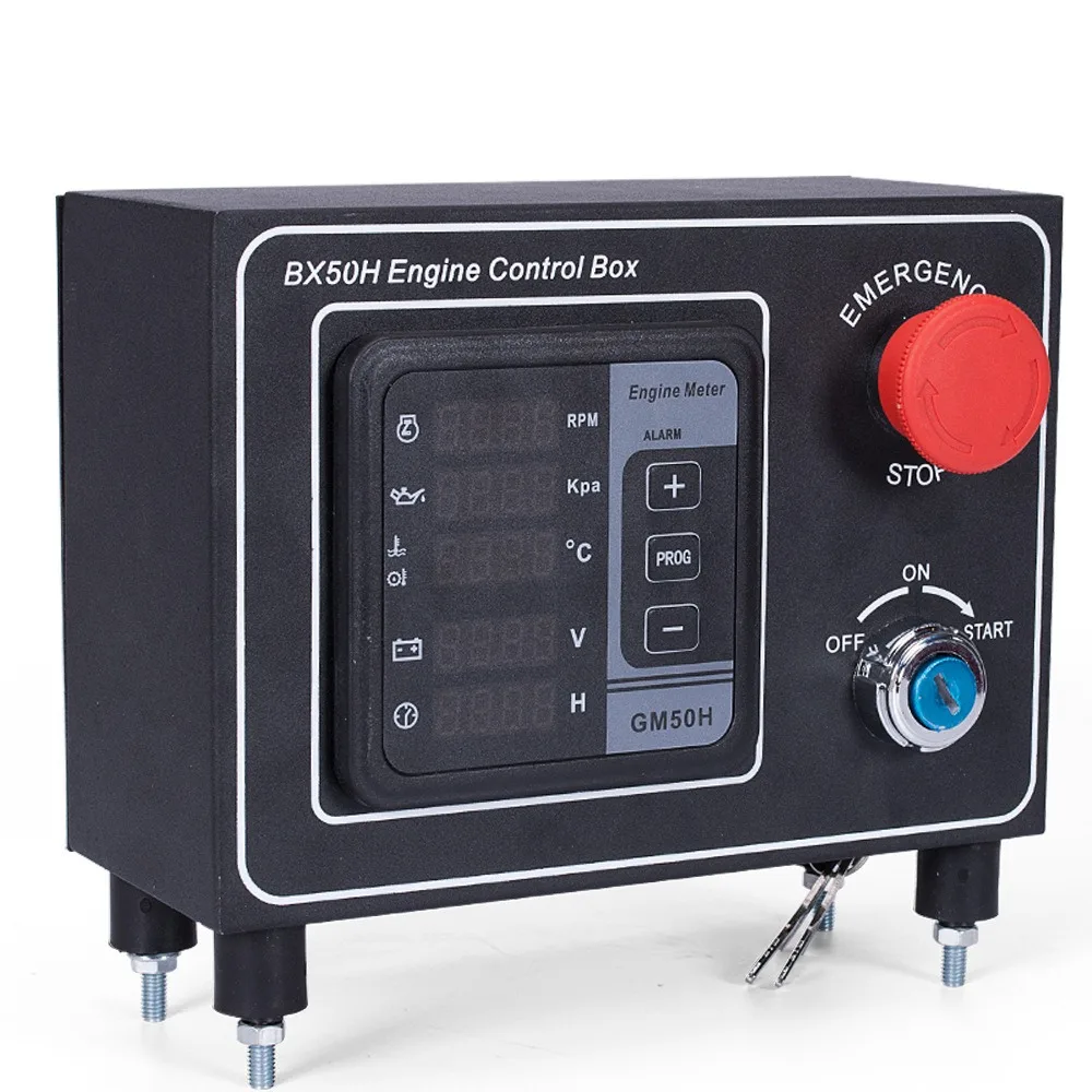 

GM50H Multi Function Generator Controller Engine Digital Meter Diesel Generator Control Box Cabinet BX50H