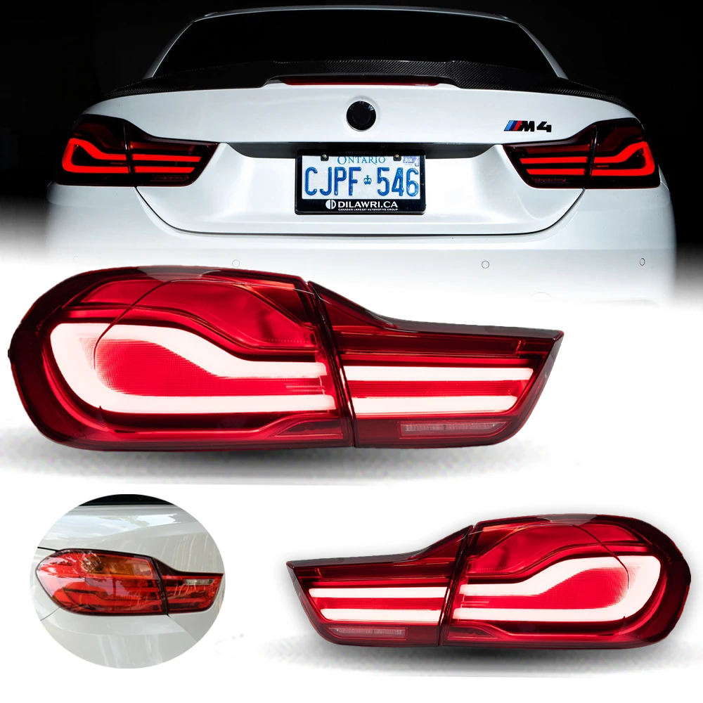 

Car Styling Taillights for BMW The 4 Series F32 F36 F82 M4 GTS LED Tail Light 2013-2020 Tail Lamp DRL Rear Turn Signal Automoti