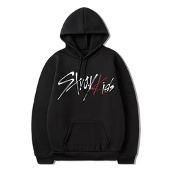 Hoodie Kpop Stray coreano para homens e mulheres, pulôver de manga comprida, moletom Harajuku grande, tendência de rua simples, moda Y2K