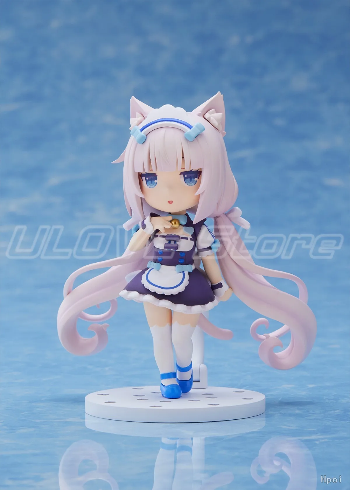 Op voorraad Originele PLUM Mini Figuur 100-serie NEKOPARA Vanille Animatie Figuur Model Collectie Cadeau Ornamenten