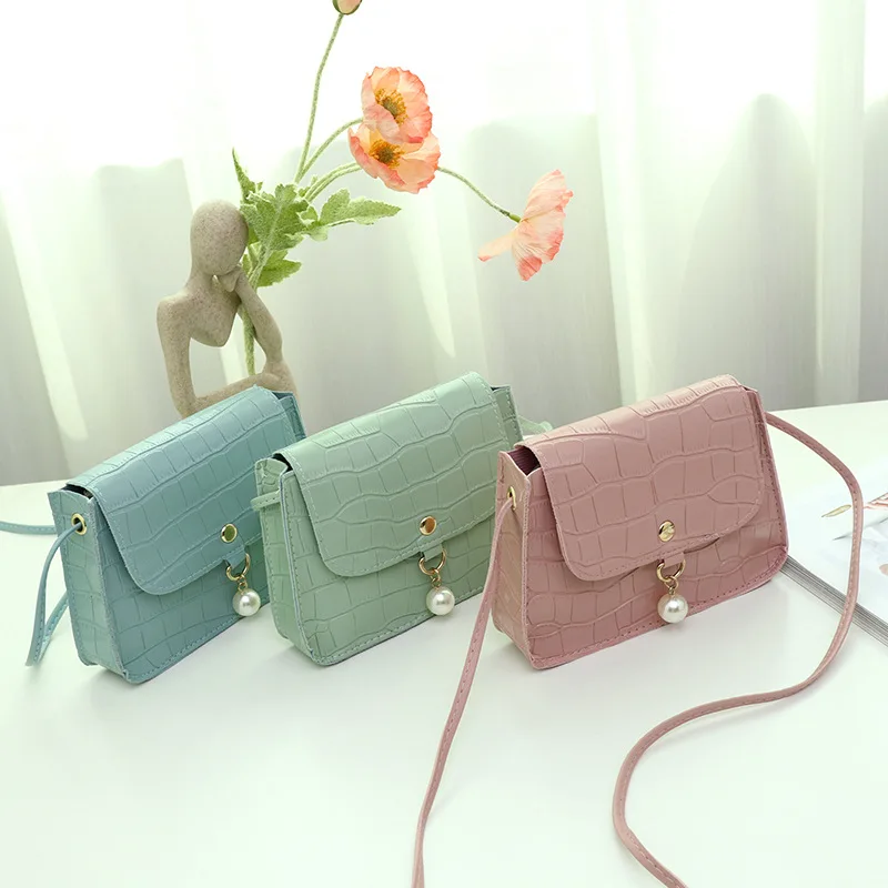 Women New Stone Pattern Crossbody Shoulder Bag Leather Solid Color Underarm Handbag Female Simple Retro Casual Shopping Bag Lady
