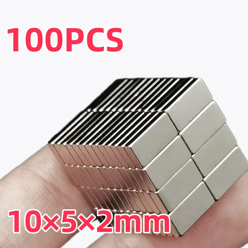 

10x5x2mm Block Neodymium Rectangular Magnet 10mm X 5mm X 2mm NdFeB Super Powerful Strong Magnetic Permanent 10*5*2