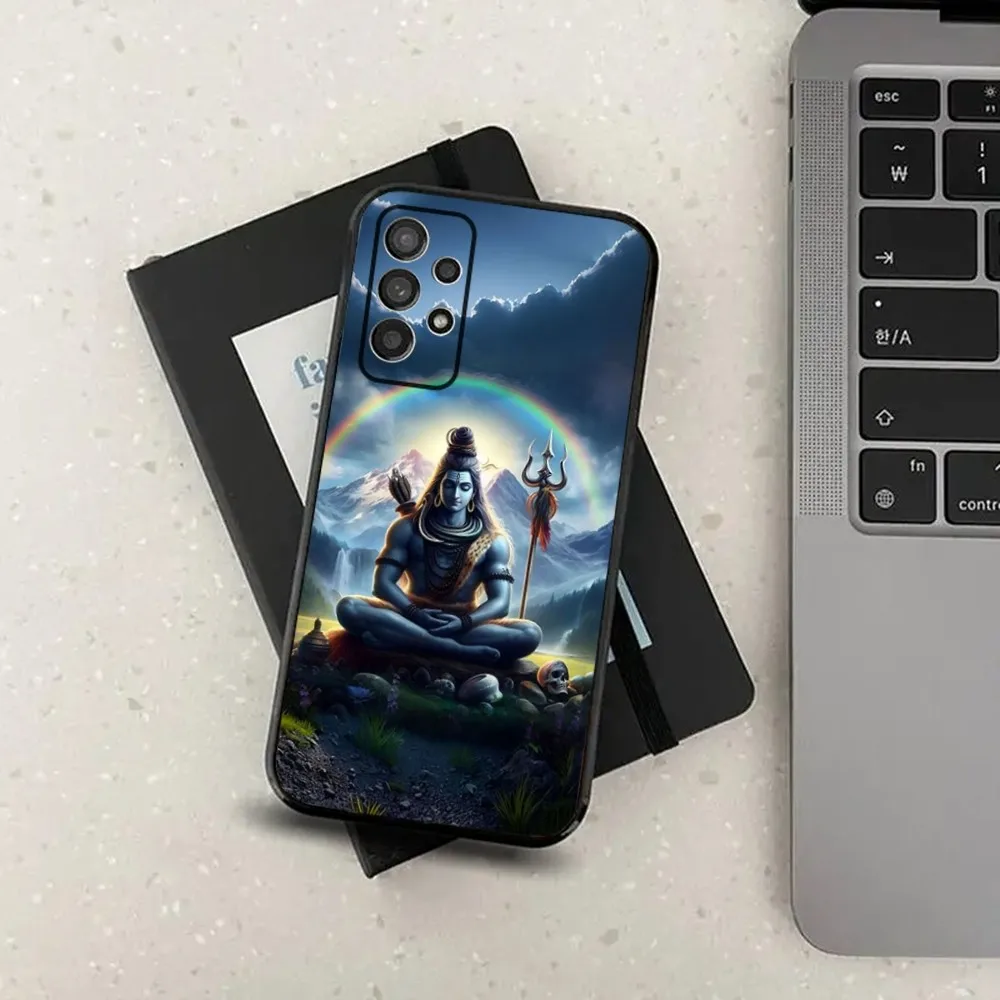 Lord Shiva Hindu God Buddha  Phone Case For Samsung Galaxy A13,A21s,A22,A31,A32,A52,A53,A71,A80,A91 Soft Black Cover